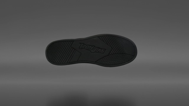 靴  SLIPPER / BLACK Slacker 220 Black Matte & Patent Lace Up Zipper Mid Calf